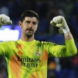 Thibaut Courtois s'est montré décisif en fin de partie face à Getafe KEYSTONE/EPA/JUANJO MARTIN